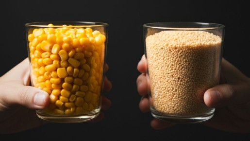 Простой и быстрый ужин: кускус с овощами и чечевицей