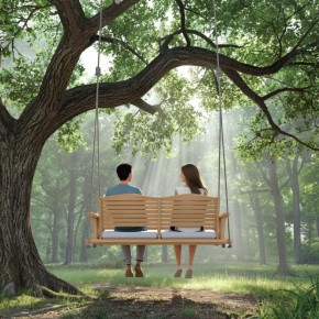 Создание уютных качелей для двоих: шаг за шагом к вашему уголку комфорта