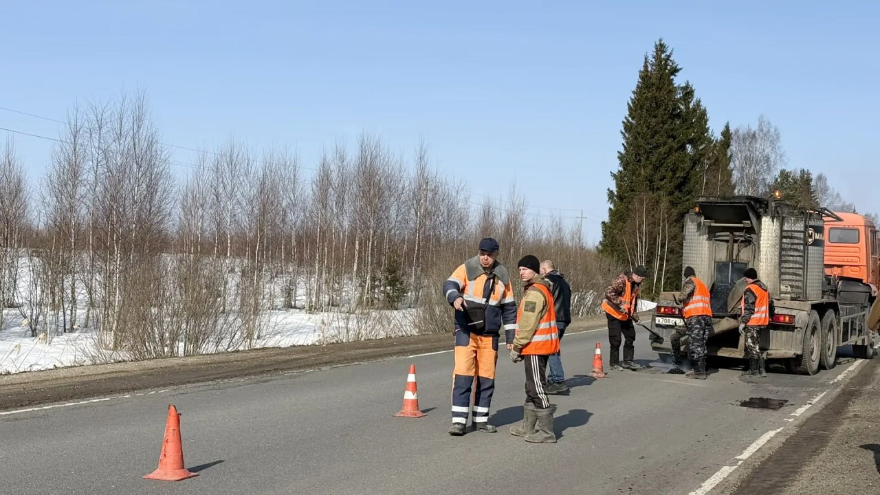 В регионе начали межсезонный ремонт дорог