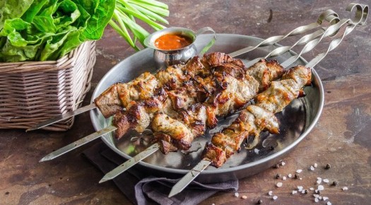 Нежный шашлык из свинины с винным уксусом