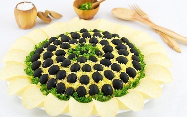 Салат «Подсолнух»