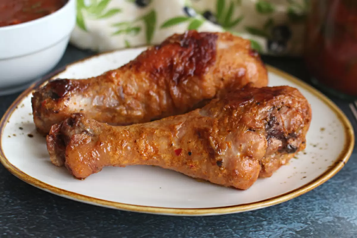 Сочные куриные голени с хрустящей корочкой