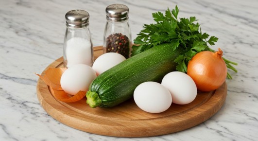 Легкая и полезная запеканка из кабачков с яйцами