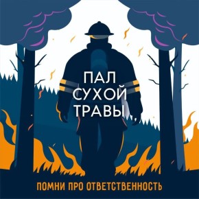 Сжигаешь сухую траву - соблюдай требования пожарной безопасности