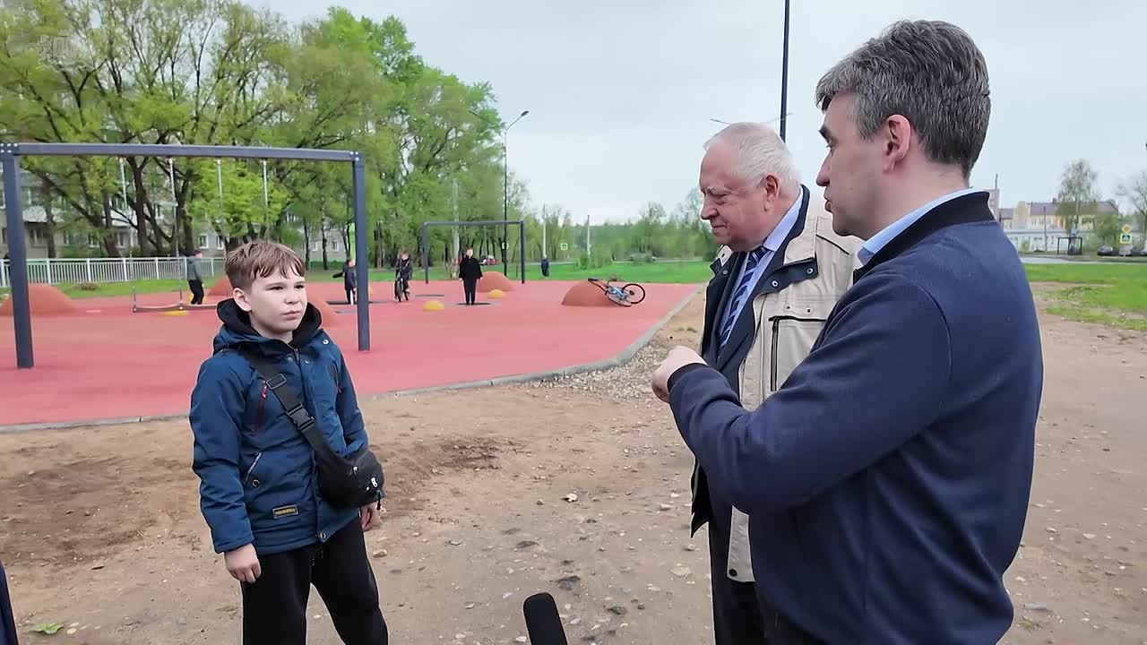 Сквер Гагарина в Кинешме становится любимым местом отдыха и прогулок для детей и взрослых
