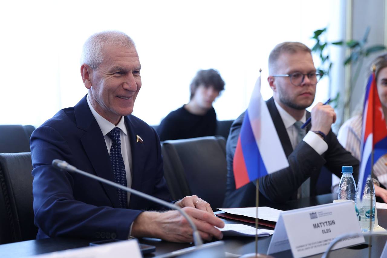 Олег Матыцин встретился с Чрезвычайным и Полномочным Послом Республики Куба в Российской Федерации Олег Матыцин встретился с Чрезвычайным и Полномочным Послом Республики Куба в Российской Федерации