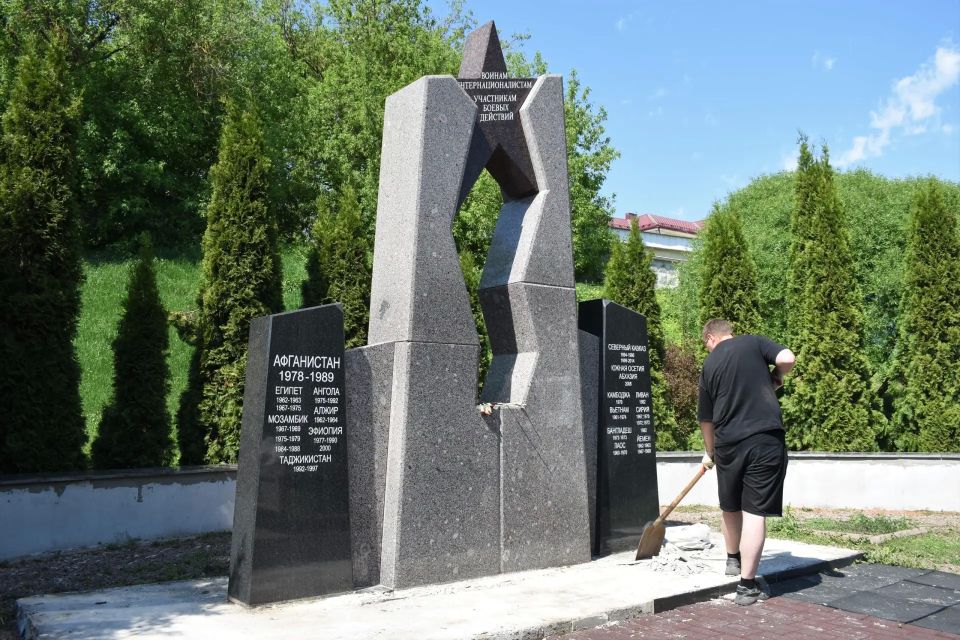 В Кинешме благоустраивают мемориал памяти участников боевых действий