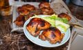 Куриные бёдра в медово-чесночной глазури