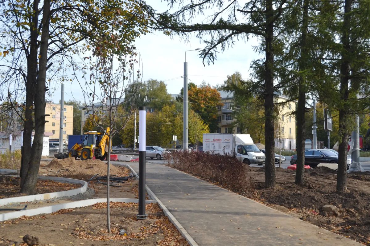 Реконструкция кольца у автовокзала в Иванове: работы вышли на завершающий этап Реконструкция кольца у автовокзала в Иванове: работы вышли на завершающий этап