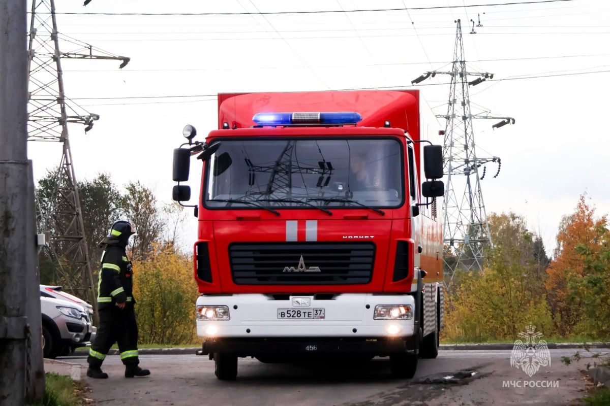 Пожар в Иванове оперативно ликвидирован Пожар в Иванове оперативно ликвидирован
