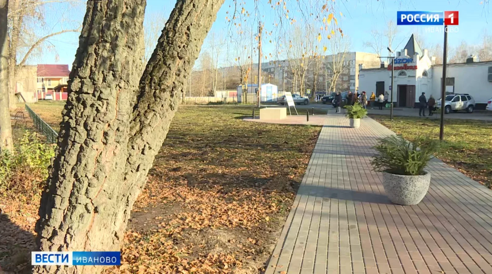 В ТОСе «Селикатный» завершился первый этап работ по созданию аллеи памяти